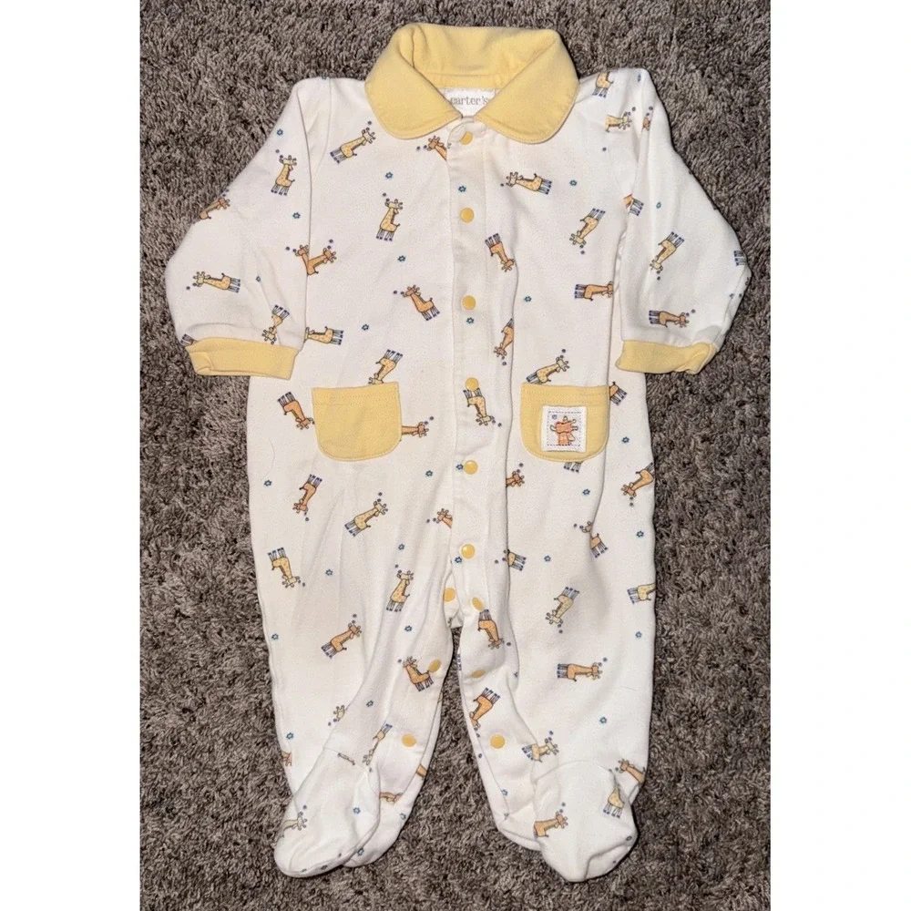 Vintage‎ John Lennon Carters Baby Sleeper 6–9M Footed Imagine Peace Theme